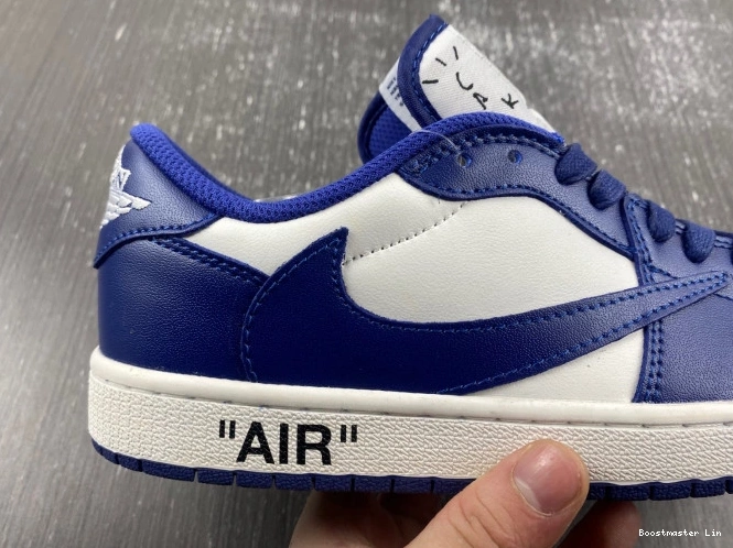 Bmlin X CUSTOM X JORDAN AIR SCOTT 1 TRAVIS DM7890-101 OFF-WHITE 0725